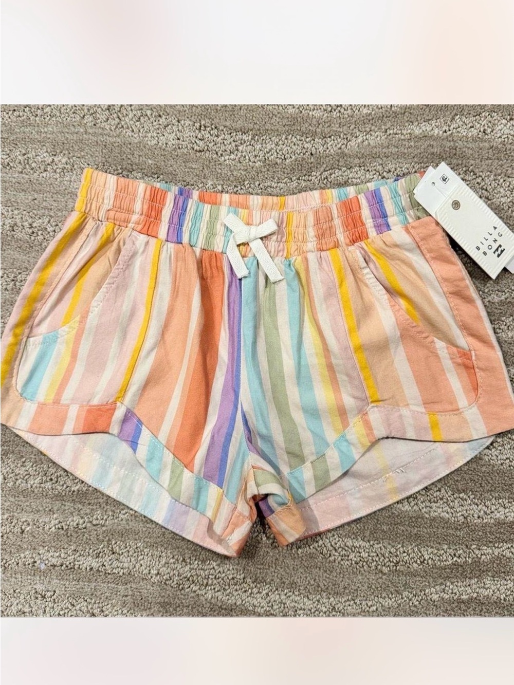 NWT billabong mad for you pull on shorts medium a100